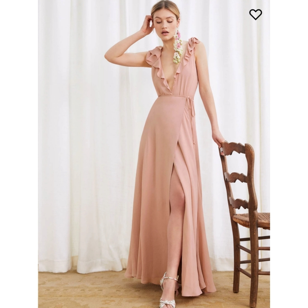 Reformation Peppermint Maxi Dress in‎ Blush